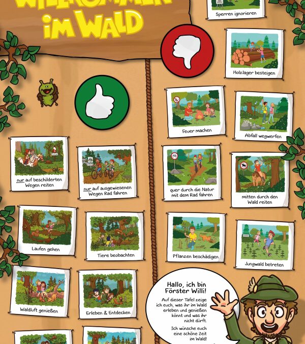 Im Wald ist nicht alles erlaubt
