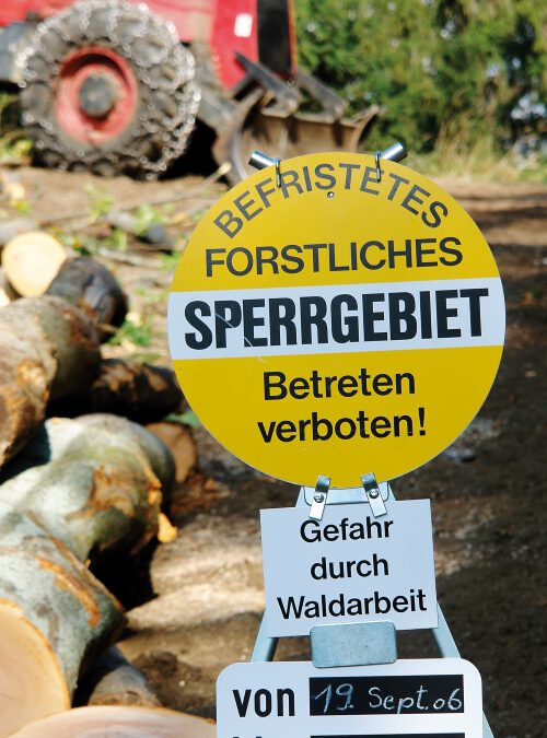 Wann haftet der Waldeigentümer?